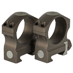 Nightforce FDE X-Treme Duty - Ultralite - Ring Set - 1.0" - 30mm - 4 Screw - Medium - A677