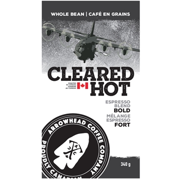 Arrowhead Coffee Company - Espresso Blend - Cleared Hot - Whole Bean - 340 g