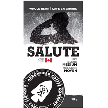 Arrowhead Coffee Company - Medium Roast - Salute - Whole Bean - 340 g