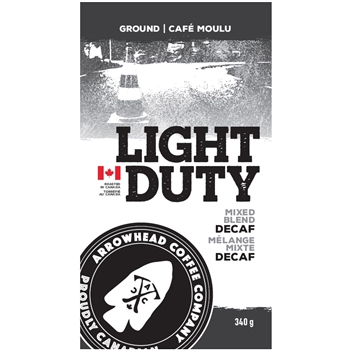 Arrowhead Coffee Company - Mixed Blend - Light Duty - Dark Decaf - Ground - 340 g