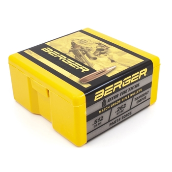 Berger - 30 Cal (.308) Projectiles - 175 gr. - OTM Tactical - 100 CT - 30105