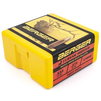 Berger - 30 Cal (.308) Projectiles - 185 gr. - Classic Hunter - 100CT - 30571