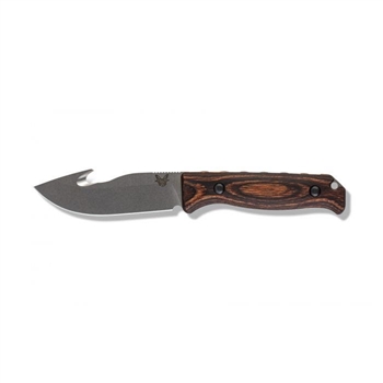 Benchmade - Saddle Mountain Skinner w/ Hook - Stabilized Wood Handle - 15004