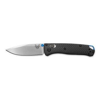 Benchmade - Mini Bugout - Carbon Fiber - Plain Drop-Point Knife - 533-3