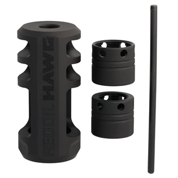 Browning - Recoil Hawg Muzzle Brake - 5/8x24TPI / 1/2x28TPI - .30 Cal or Under - Matte Black - Standard