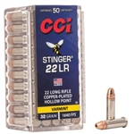 CCI Stinger - 22 LR - 32 gr. - Copper-Plated Hollow Point - 50 CT