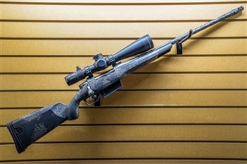 CONSIGNMENT - Gunwerks ClymR - 7mm Rem Mag & Leupold Mark 5HD 5-25x56 - 22" - Tungsten Cerakote - Carbon Tungsten