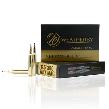 Weatherby Select Plus - 6.5-300 Weatherby Magnum - 130 gr. - Swift Scirocco - 20 CT
