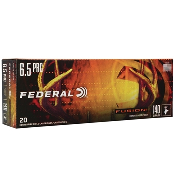 Federal Fusion - 6.5 PRC - 140 gr. - Bonded Soft Point - 20 Count