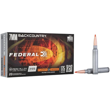 Federal Fusion - 7mm Backcountry - 175 gr. - Fusion Tipped - 20 CT