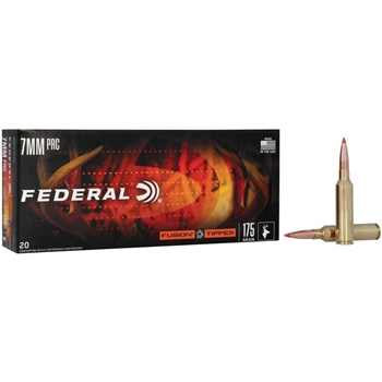 Federal Fusion - 7mm PRC - 175 gr. - Fusion Tipped - 20 Count