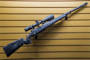 Fierce CT RIVAL XP 300 PRC & Zeiss Conquest V4 6-24x50 #68 ZBi ASV-E/ASV-W - 22" - Distressed Grey Cerakote - Carbon Matrix - NIX Brake