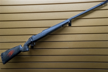 Fierce Carbon RIVAL - 7mm Rem Mag - Carbon Blackout with Redclaw - Graphite Black Cerakote - Nix Brake