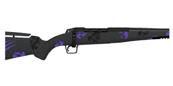 Fierce Carbon Mini Rogue - 7mm-08 Rem - 20" - Graphite Black Cerakote - Carbon Purple