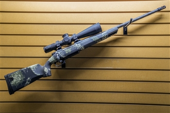 Gunwerks Magnus MTX - 7mm PRC & Leupold Mark 5HD 5-25x56 - 22" - Graphite Black Cerakote - Halo Green