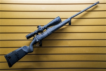 Gunwerks ClymR - 28 Nosler & Leupold Mark 5HD 5-25x56 - 22" - Graphite Black Cerakote - Carbon Blackout