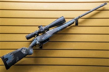 Gunwerks ClymR - 6.5 PRC & Leupold Mark 5HD 5-25x56 - 22" - Tungsten Cerakote - Carbon Phantom