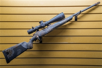 Gunwerks ClymR - 300 PRC & Leupold Mark 5HD 5-25x56 - 20" - Barrett Bronze Cerakote - Halo Brown