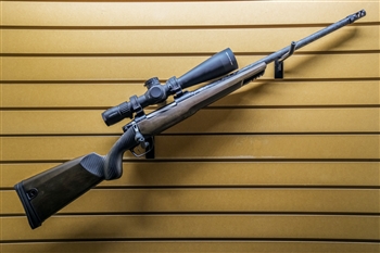 Gunwerks ClymR - 7mm PRC & Leupold Mark 5HD 5-25x56 - 20" - Graphite Black Cerakote - Wood Fusion