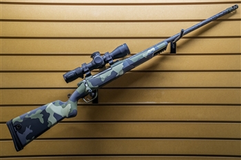 Gunwerks ClymR - 300 PRC & Leupold Mark 5HD 3.6-18x44 - 22" - OD Green Cerakote - Tectonic Green