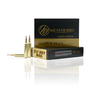 Weatherby Select Plus - 257 Weatherby Magnum - 100 gr. - Hornady Interlock - 20 CT