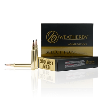Weatherby Select Plus - 300 Weatherby Magnum - 180 gr. - Hornady Interlock - 20 CT