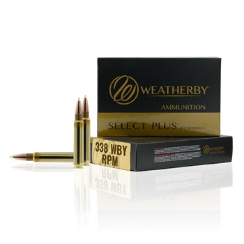 Weatherby Select Plus - 338 Weatherby RPM - 225 gr. - TTSX BT - 20 CT