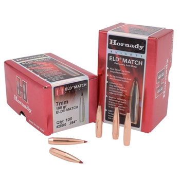 Hornady - 7mm (.284) Projectiles - 180 gr. - ELD-M - 100CT - 28503