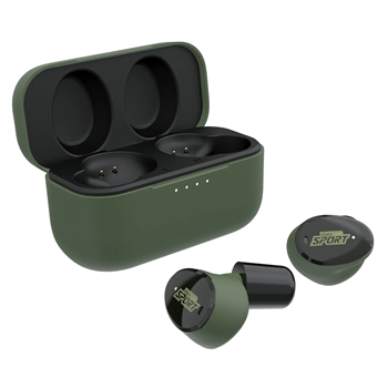 ISOtunes SPORT - CALIBER - Electronic Hearing Protection - 25 dB - OD Green