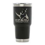 Kifaru - Logo Rambler 30 oz. Tumbler Yeti Drinkware - Black