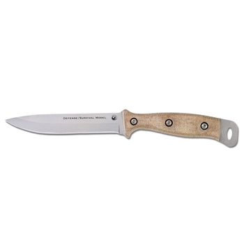 Knives of Alaska - Defense Survival D2 - G-10 Tan Kydex - 00844FG