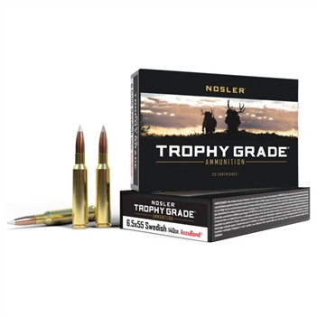 Nosler Trophy Grade - 6.5x55 Swedish - 140 gr. - Accubond - 20 CT