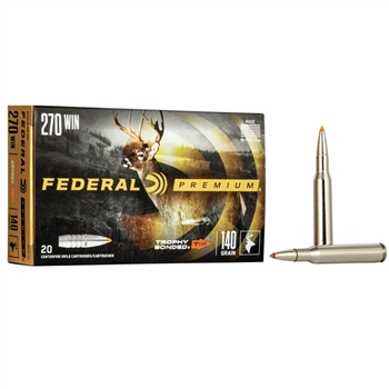 Federal Premium - 270 Win - 130 gr. - Trophy Bonded Tip - 20 CT