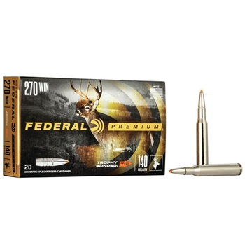 Federal Premium - 270 Win - 140 gr. - Trophy Bonded Tip - 20 CT