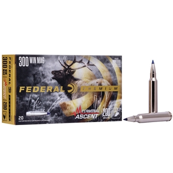 Federal Premium - 300 Win Mag - 200 gr. - Terminal Ascent - 20 CT