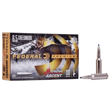 Federal Premium - 6.5 Creedmoor - 130 gr. - Terminal Ascent - 20 CT