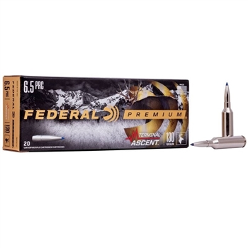 Federal Premium - 6.5 PRC - 130 gr. - Terminal Ascent - 20 CT