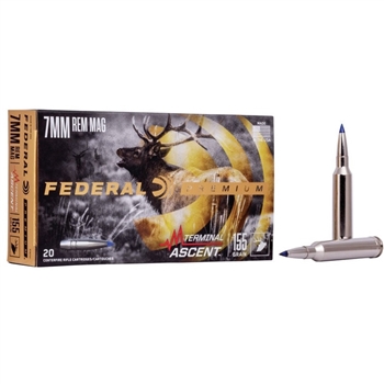 Federal Premium - 7mm Rem Mag - 155 gr. - Terminal Ascent - 20 CT