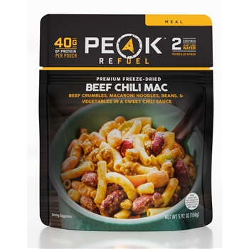 Peak Refuel Beef Chili Mac - Freeze Dried