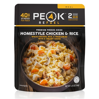 Peak Refuel Homestyle Chicken & Rice - Freeze Dried