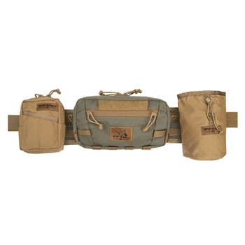 Kifaru - The Rogan + Battle Belt Deluxe Package - Ranger Green - Small Quiver Belt -  RBBD304