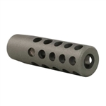 Sako S20/Tikka - Slim Muzzle Brake  - 5/8"x24 TPI - .30 Cal & Under - Tungsten Cerakote