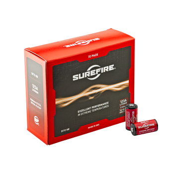 Surefire - Box of 72 SureFire 123A Lithium Batteries - SF-72-BB