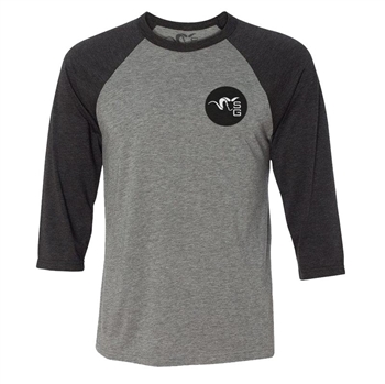 Stone Glacier - SG Baseball Style 3/4 Sleeve T - Grey