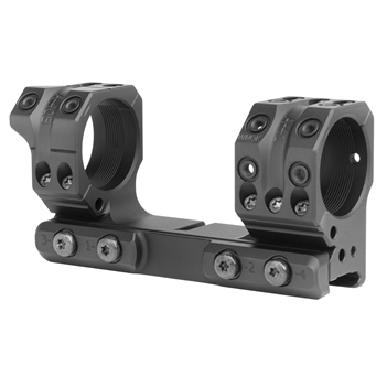 SPUHR -  GEN 3 Picatinny Mount Integrated Bubble Level - 34mm Tube - 1.5" Height - 0 MOA / 0 MIL - SP-4002C