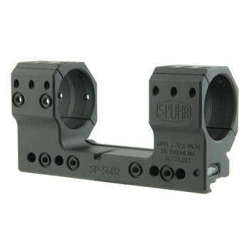 SPUHR - Picatinny Mount Integrated ACI - 35mm Tube - 1.5" Height - 20.6 MOA / 6 MIL - SP-5602