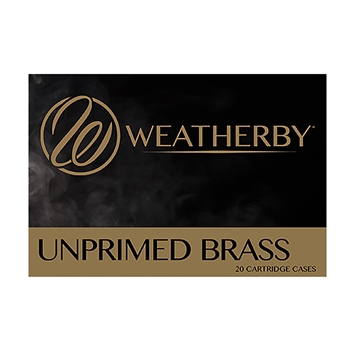 Weatherby Unprimed Brass - 6.5 Weatherby RPM - 20 CT