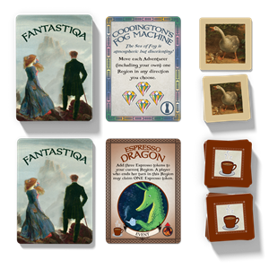 Fantastiqa: Expansions - #5 Wild Goose Chase, Espresso Dragons, & Exclusive Artifacts