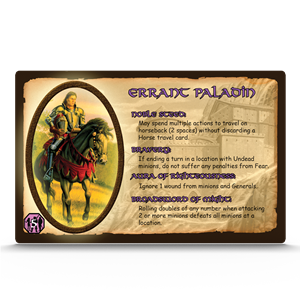 Defenders of the Realm: Errant Paladin Card