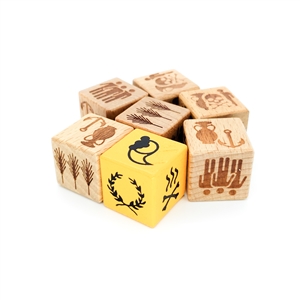 Roll Through the Ages: The Iron Age - Wooden Empire Dice Set